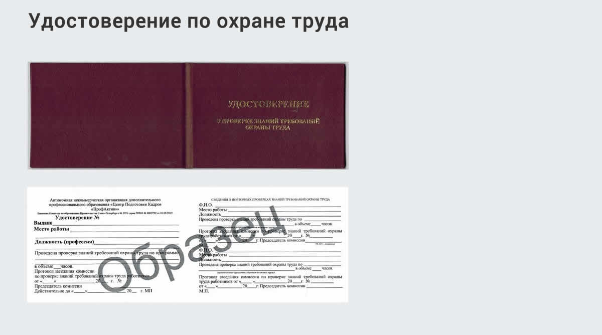  Дистанционное повышение квалификации по охране труда и оценке условий труда СОУТ в Кондопоге