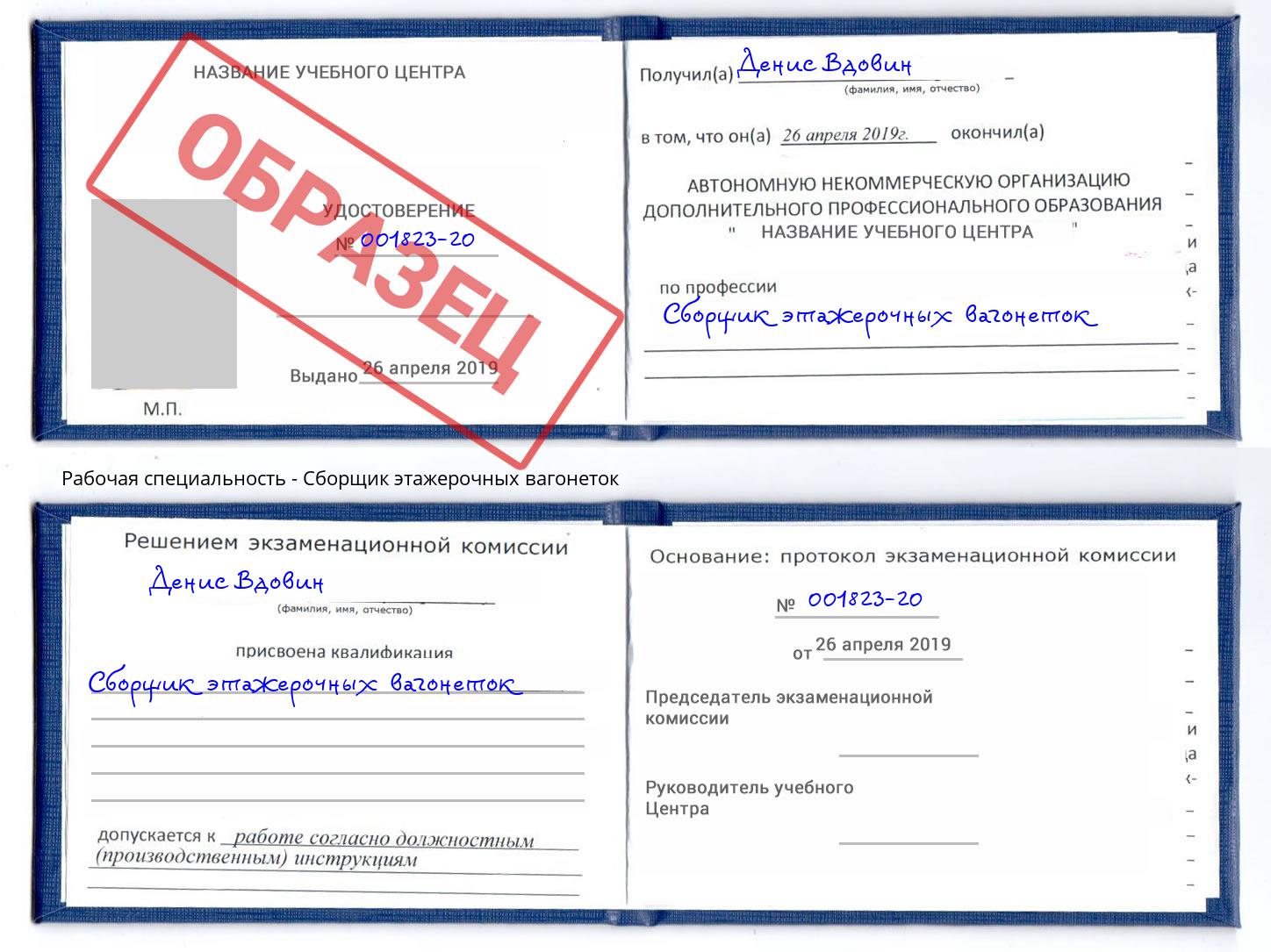 Сборщик этажерочных вагонеток Кондопога
